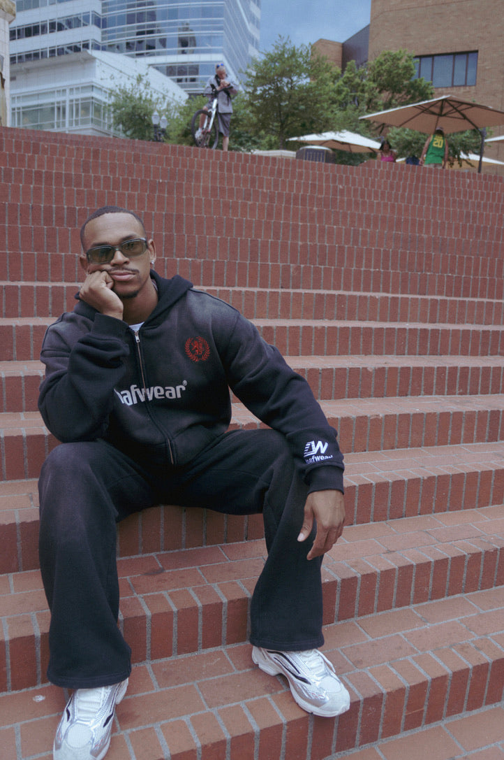 LW fútbol hoodie, "charcoal"