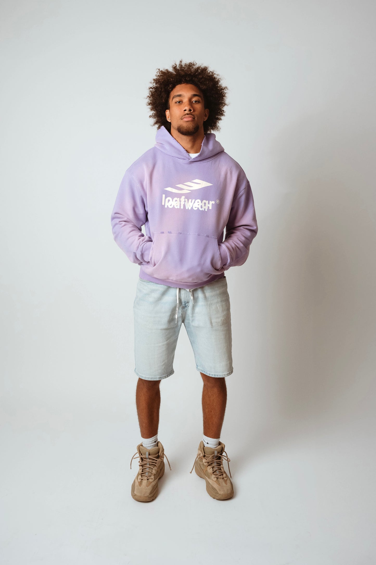 LW reflection hoodie, "amethyst"