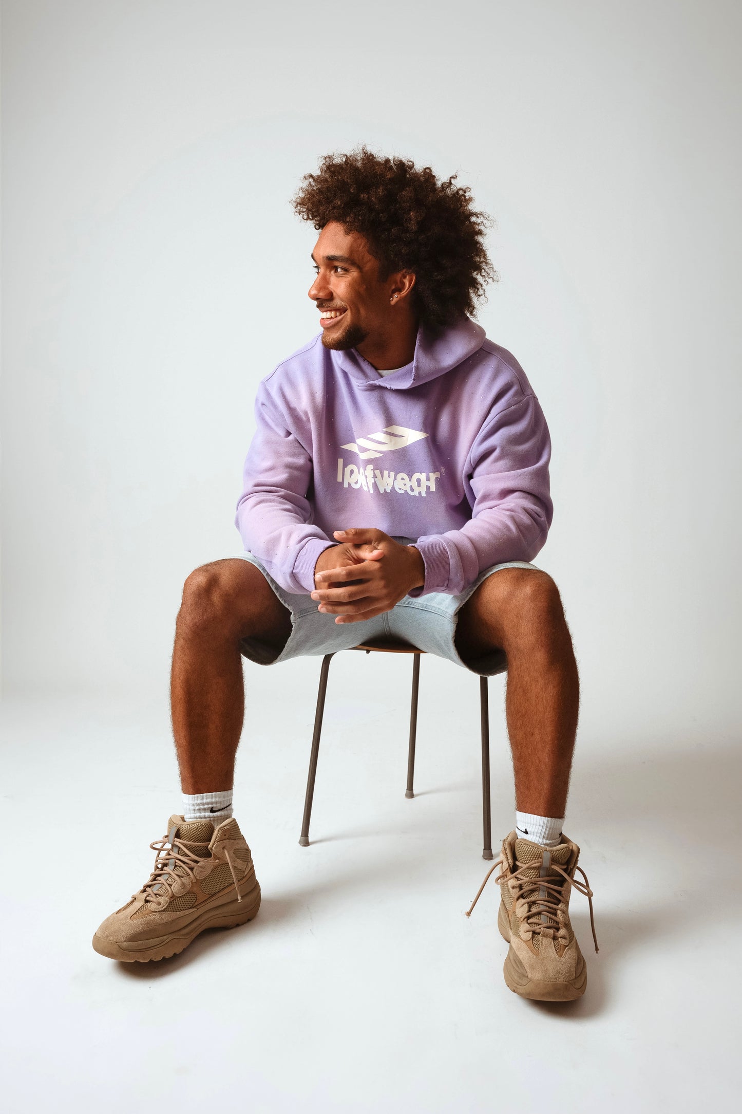 LW reflection hoodie, "amethyst"