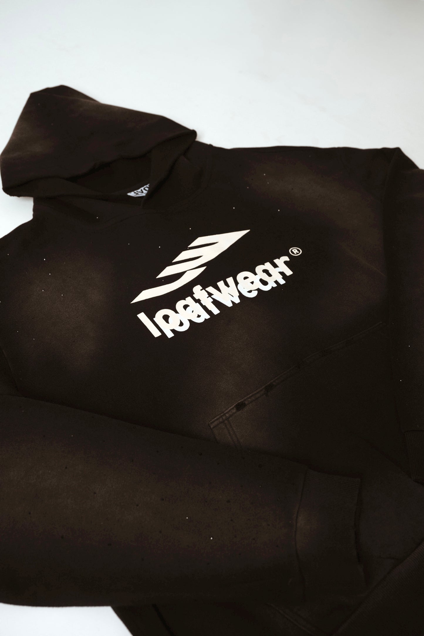 LW reflection hoodie, "noiré"