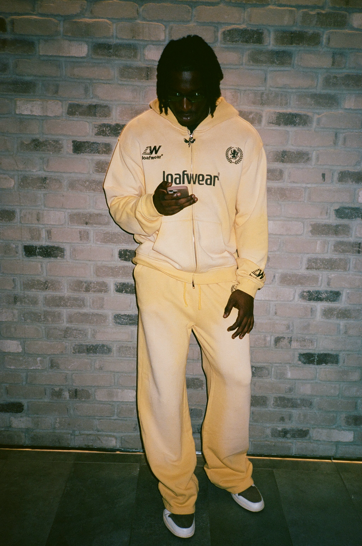 LW fútbol hoodie, "tuscan sun"