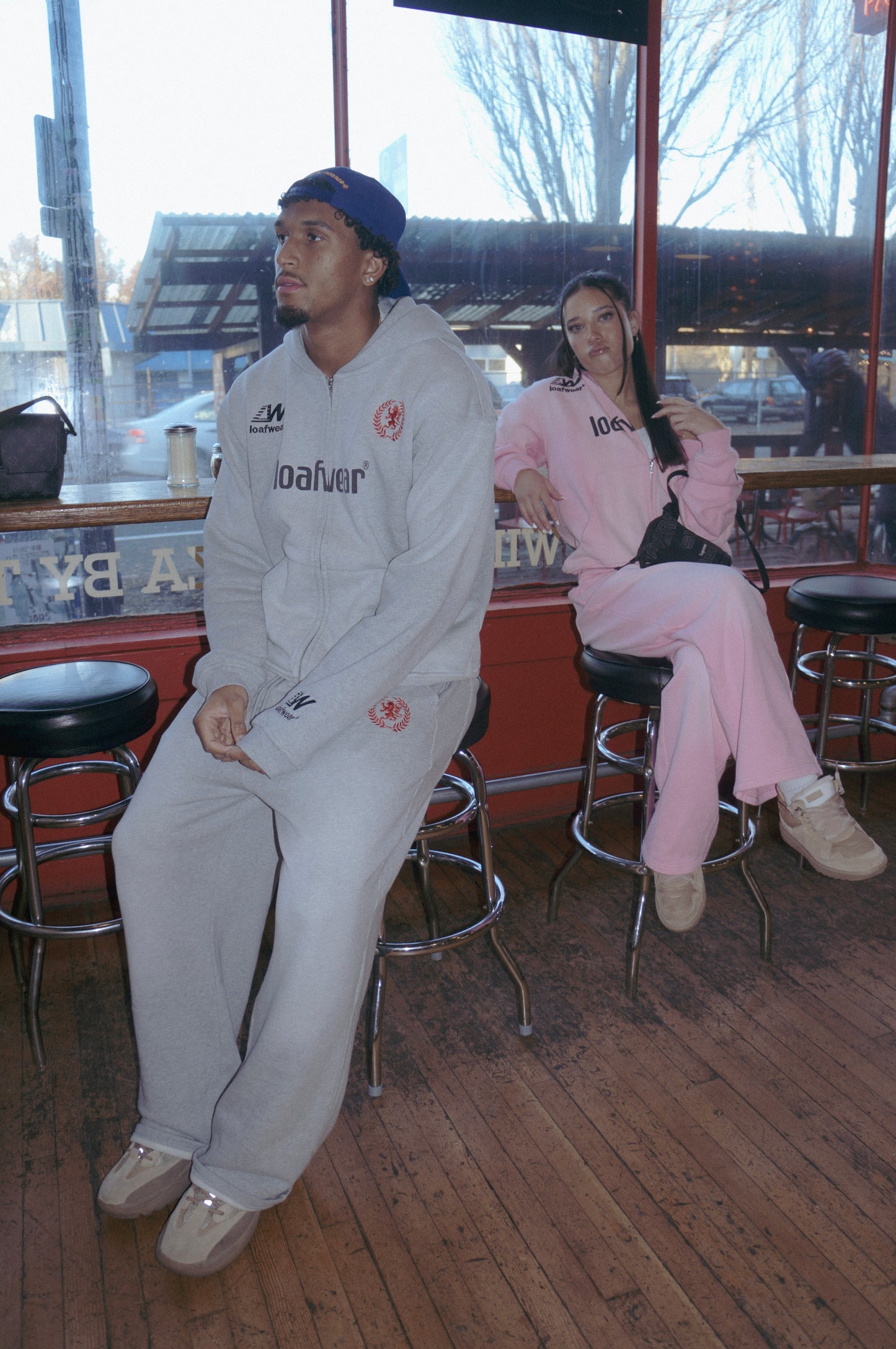 LW fútbol sweats, "cement"