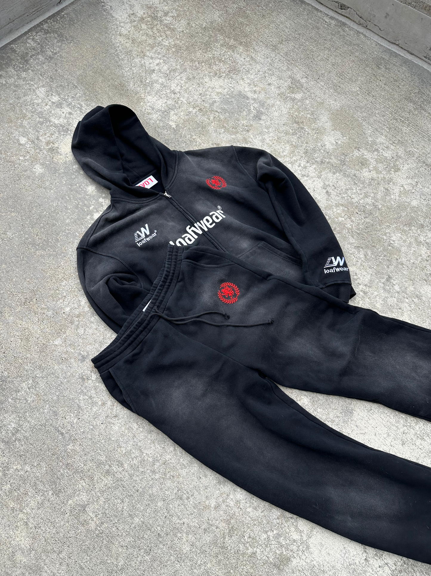 LW fútbol sweats, "charcoal"