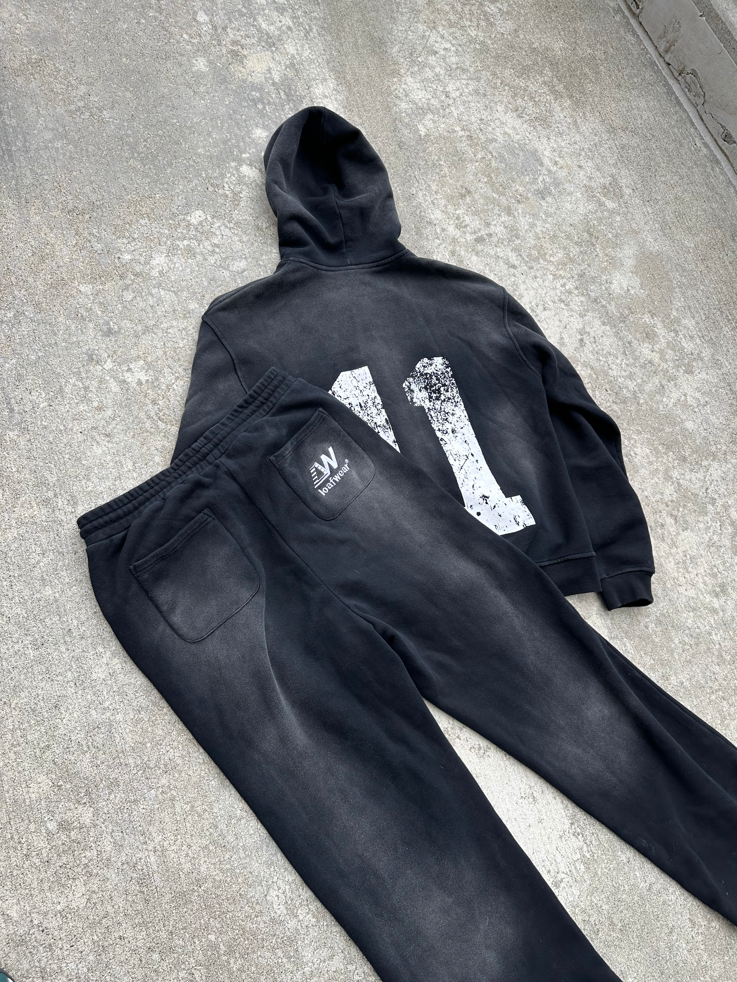 LW fútbol sweats, "charcoal"